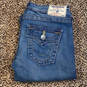 New True Religion Straight Jeans Size 27